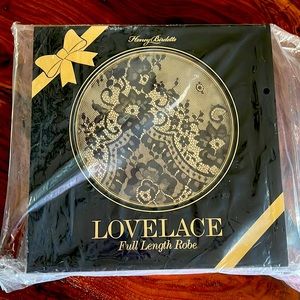 Honey Birdette Full Length Lace Robe